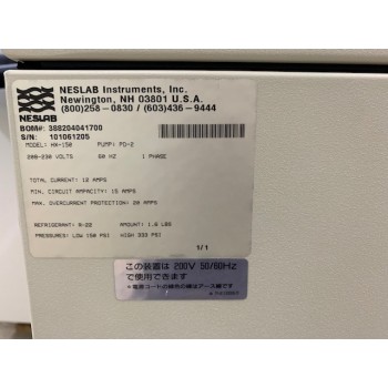Thermo Neslab 388204041700 HX-150 Recirculating Chiller